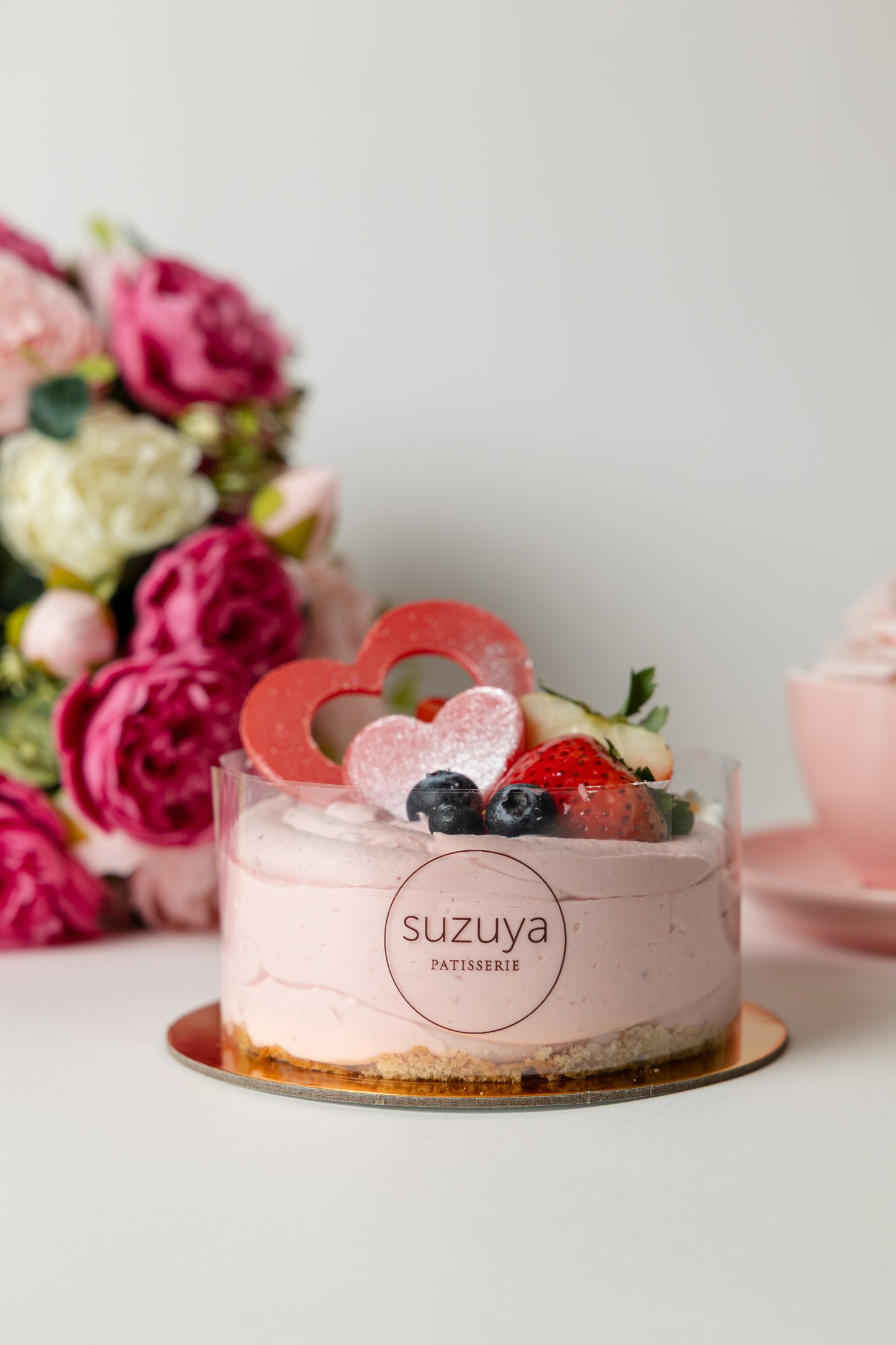 Spring Strawberry Rare Cheesecake