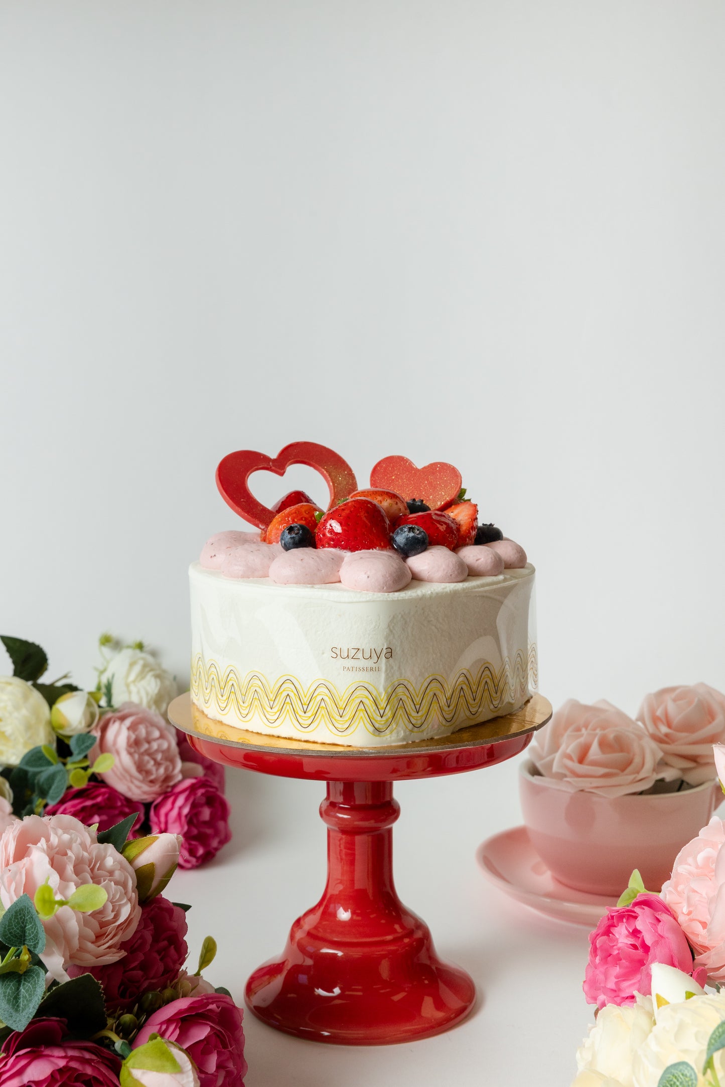 Heart Strawberry Shortcake