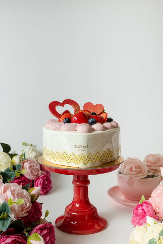 Heart Strawberry Shortcake