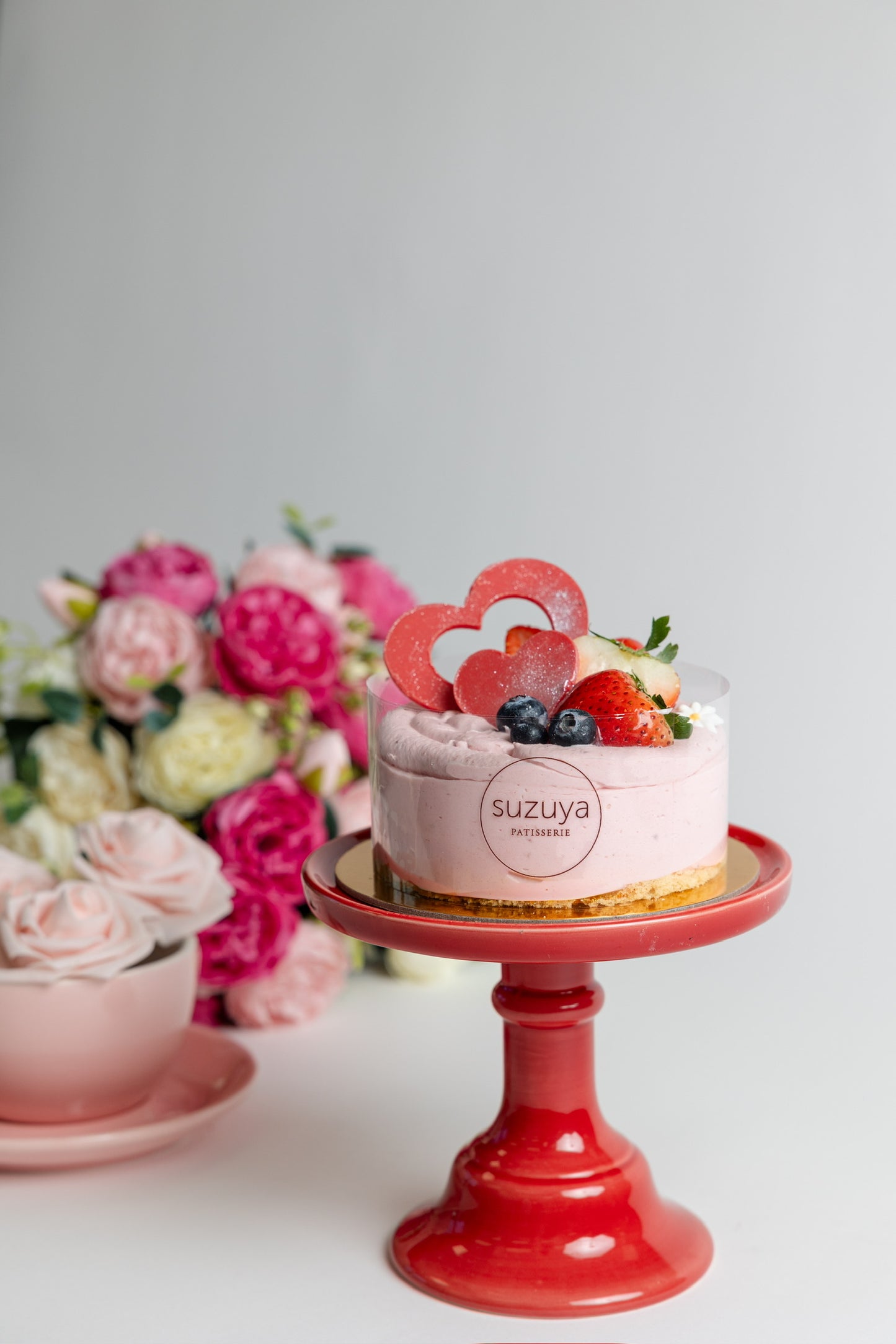 Spring Strawberry Rare Cheesecake